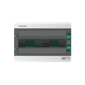 2/2 600VDC (20A) Combiner box 2 in/2 out 20A/600VDC 2 DPS + 4 FUSIBLES +2 BREAKER Suntree