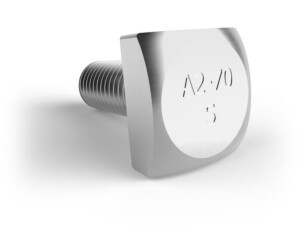 Tornillo M10*25 cuadrado A2 Schletter