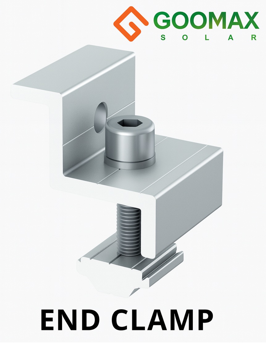 End Clamp 40mm Goomax | Solar Fox Colombia