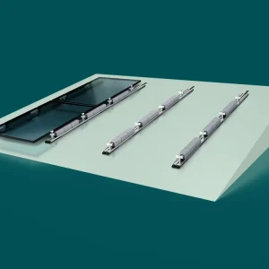 FlatGrid bandeja contrapeso p.perfil base Schletter | Solar Fox Colombia